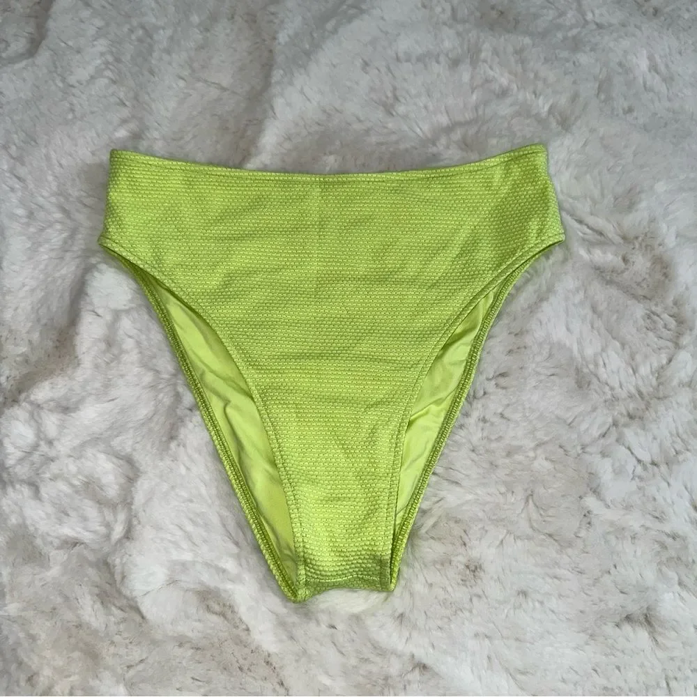 Frankie's Bikinis High Waisted Grotto high waisted bikini bottoms in Sundance